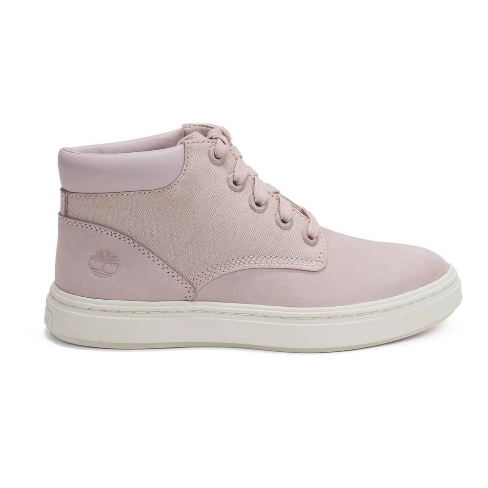 NEW TIMBERLAND women's londyn sneaker boot in light pink nubuck